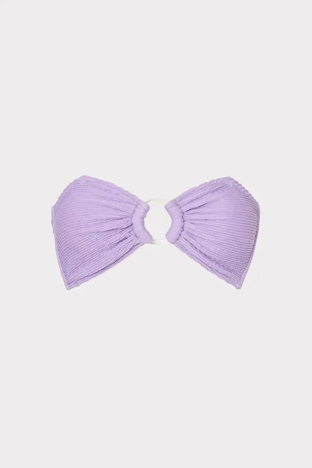 Milly Venus Bandeau Top Orchid Women Swim and Coverups