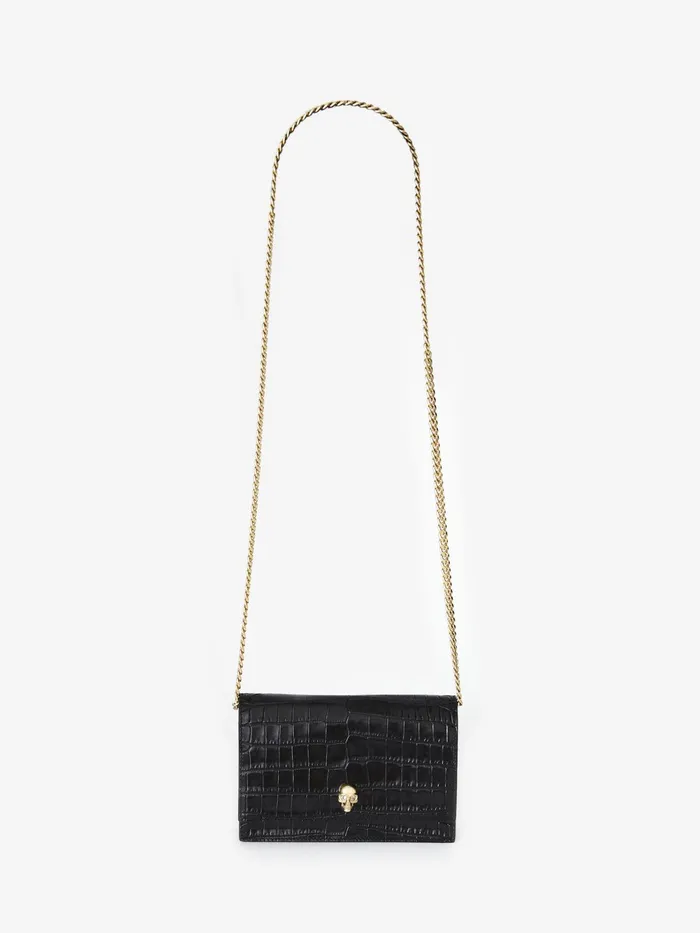 Mini Bags Women Alexander McQueen Small Skull Bag Black