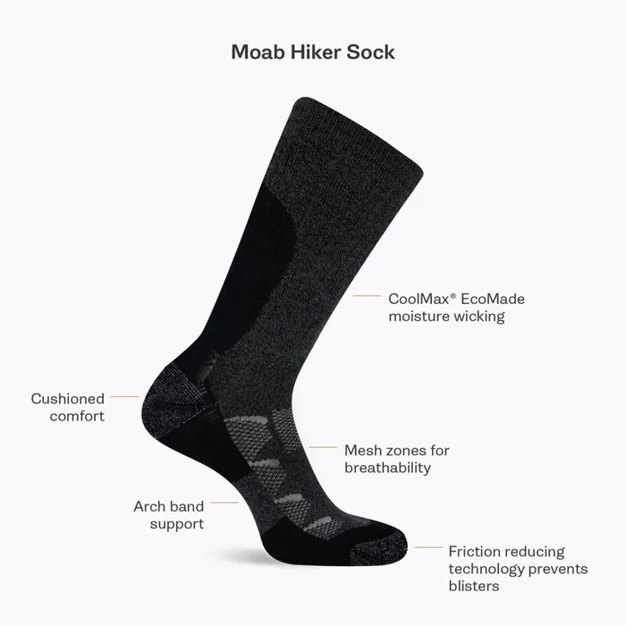 Moab Hiker Low Cut Sock Oatmeal MenWomen Merrell Socks