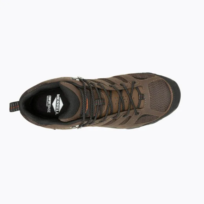 Moab Vertex 2 Mid Waterproof Carbon Fiber Work Boot Wide Width Earth Men Merrell Boots