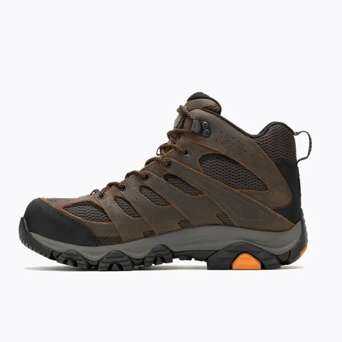Moab Vertex 2 Mid Waterproof Carbon Fiber Work Boot Wide Width Earth Men Merrell Boots