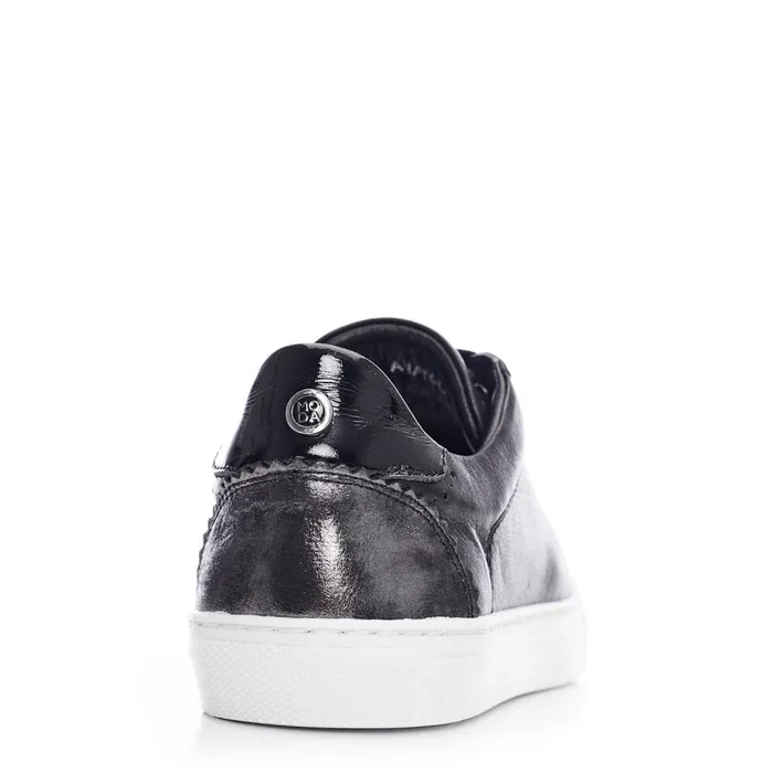Moda In Pelle Anatoli Black Leather Women Black Trainers