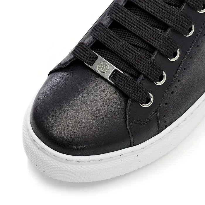 Moda In Pelle Anatoli Black Leather Women Black Trainers