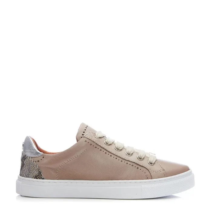 Moda In Pelle Anatoli Stone Leather Women Casual Trainers