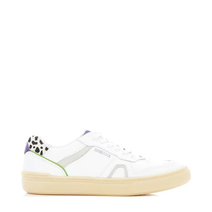 Moda In Pelle Belgrave White Leather Women Casual Trainers