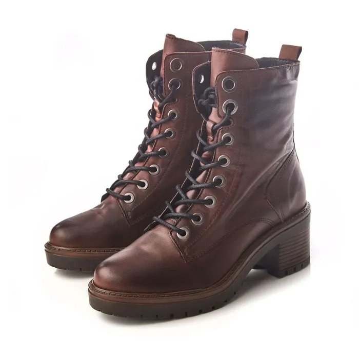Moda In Pelle Bellzie Dark Brown Leather Women MidCalf Boots