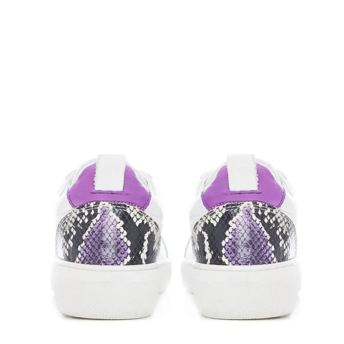 Moda In Pelle Brayla White Leather Women SlipOn Trainers