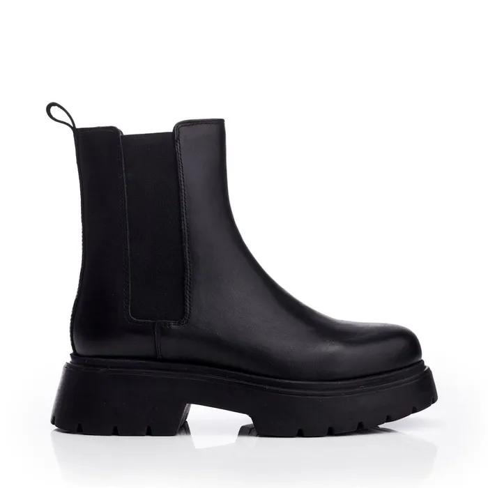 Moda In Pelle Brylie Black Nappa Women Chelsea Boots