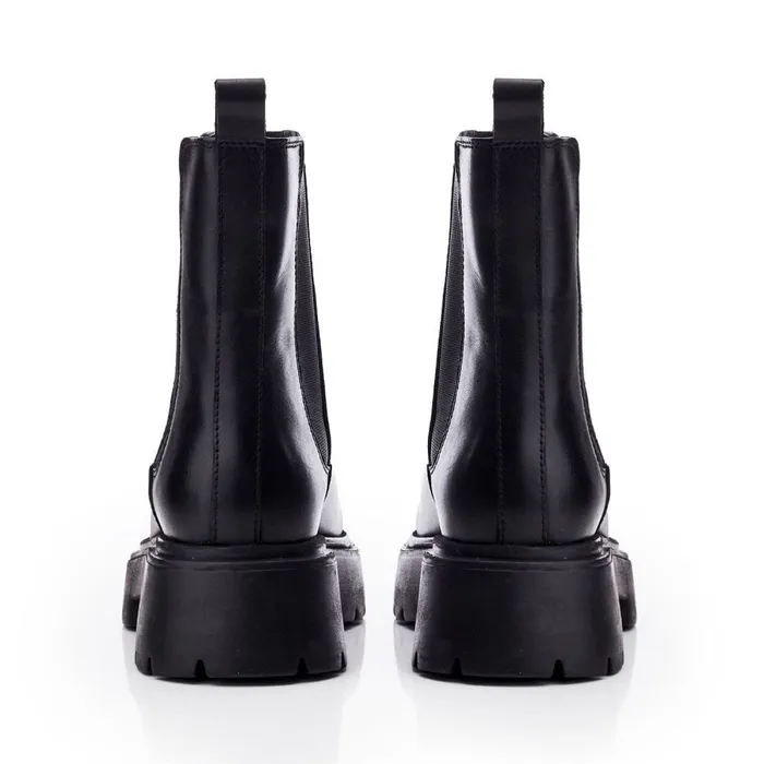 Moda In Pelle Brylie Black Nappa Women Chelsea Boots