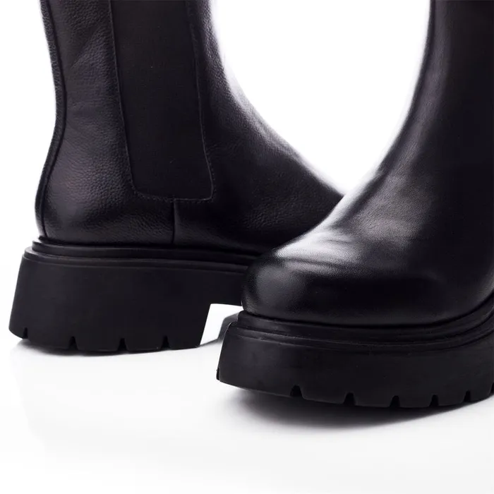 Moda In Pelle Brylie Black Nappa Women Chelsea Boots