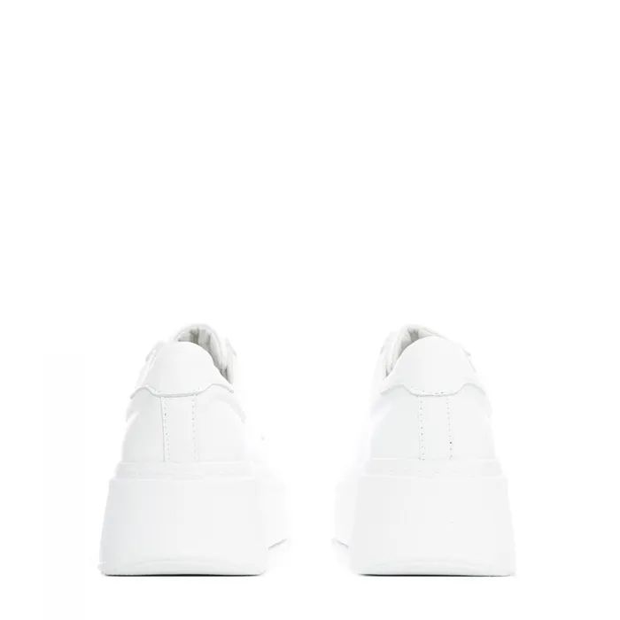 Moda In Pelle Bsoleful B Axell White Leather Women SlipOn Trainers