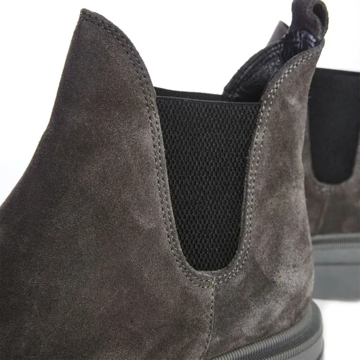 Moda In Pelle Bsoleful B Binkie Grey Suede Women Chunky Boots