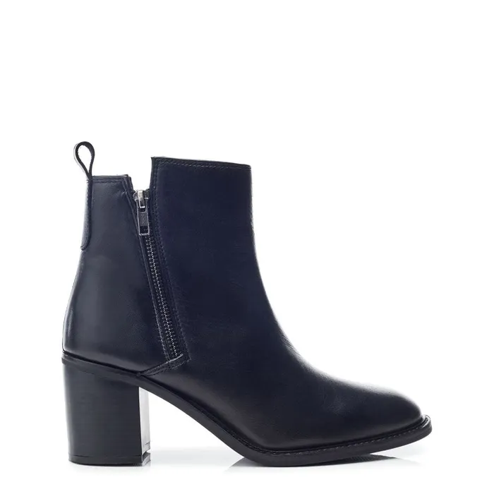Moda In Pelle Bsoleful BMolly Black Leather Women Black Boots