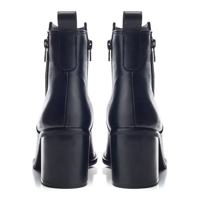 Moda In Pelle Bsoleful BMolly Black Leather Women Black Boots