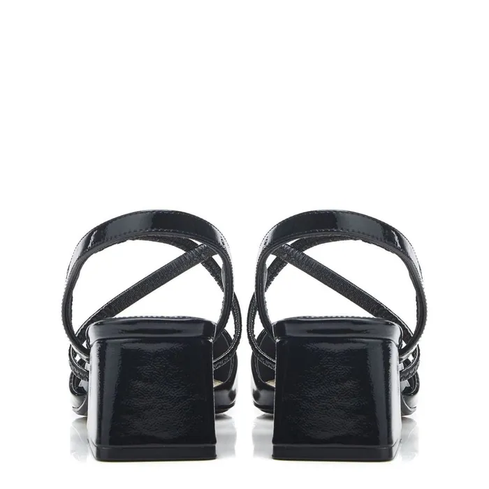 Moda In Pelle Caydence Black Leather Women Court Shoes