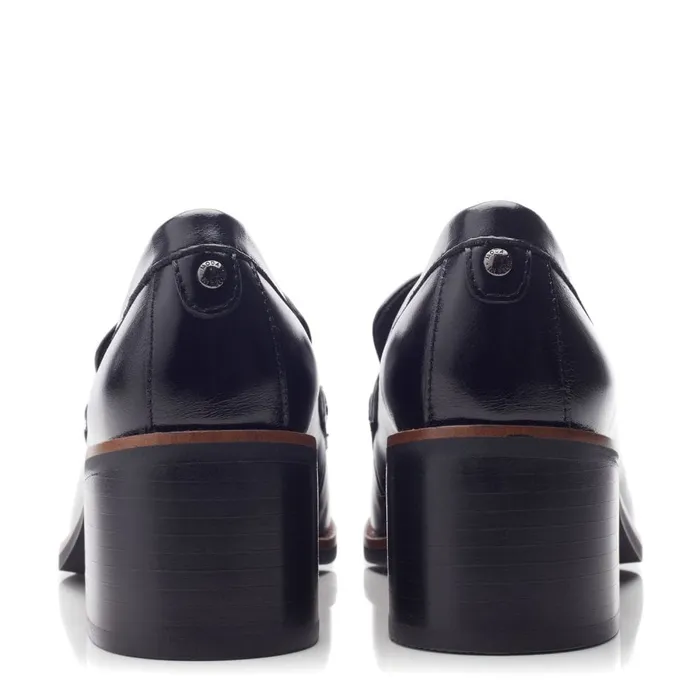 Moda In Pelle Chantily Black Leather Women Casual Shoes