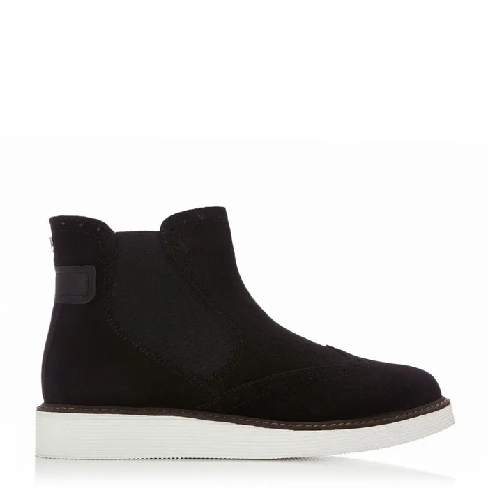 Moda In Pelle Cheena Black Suede Women Black Boots