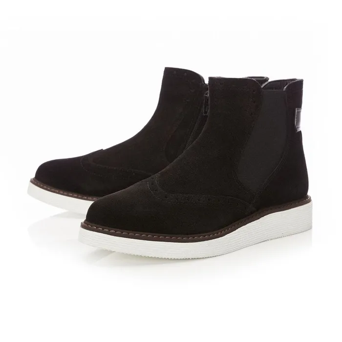 Moda In Pelle Cheena Black Suede Women Black Boots