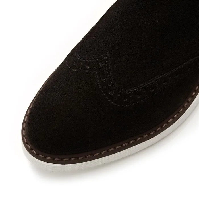 Moda In Pelle Cheena Black Suede Women Black Boots