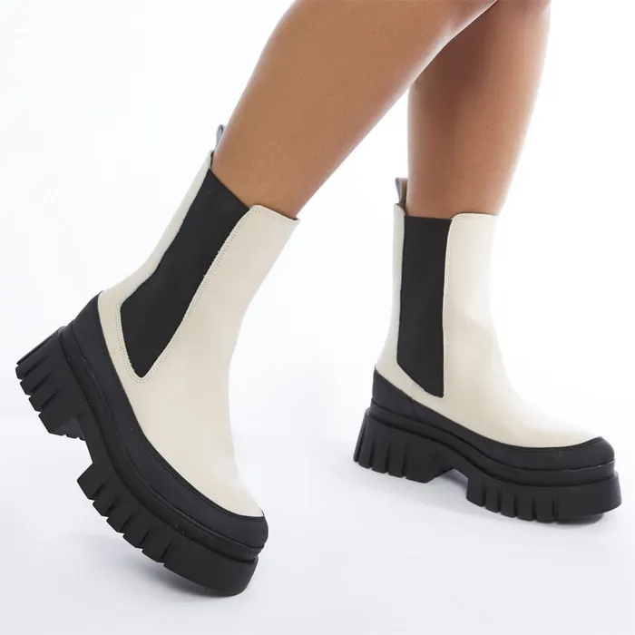 Moda In Pelle Diiva White Leather Women White Boots