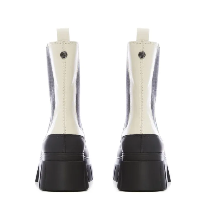 Moda In Pelle Diiva White Leather Women White Boots