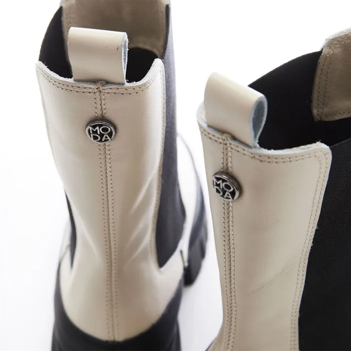 Moda In Pelle Diiva White Leather Women White Boots