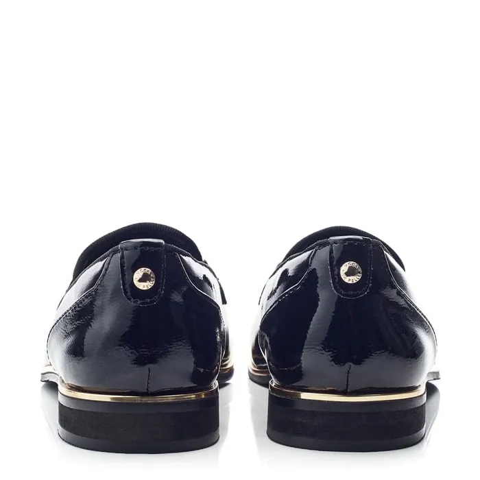 Moda In Pelle Evvaa Black Patent Women Brogues And Loafers
