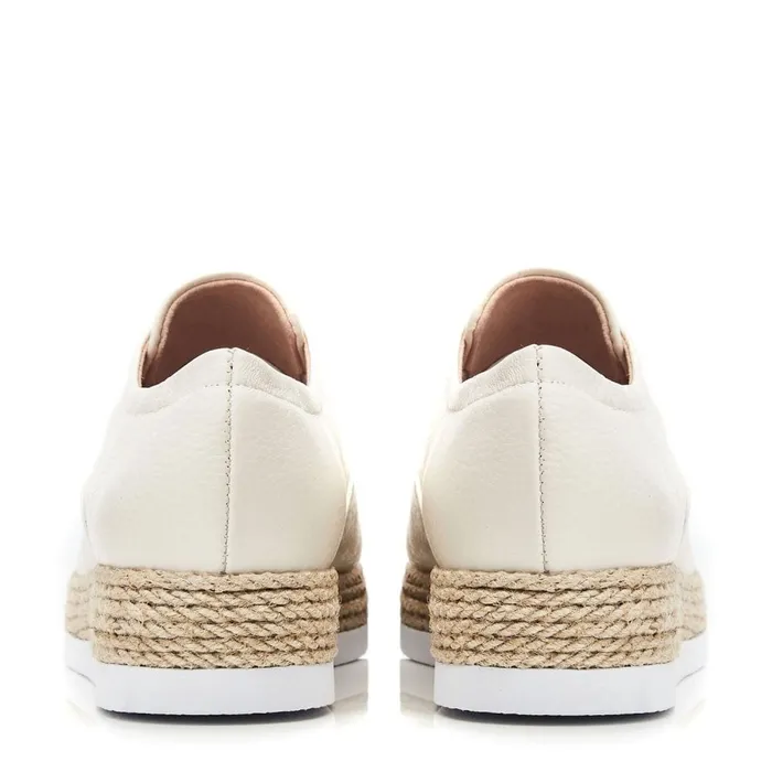Moda In Pelle Felicie Off White Leather Women Casual Shoes