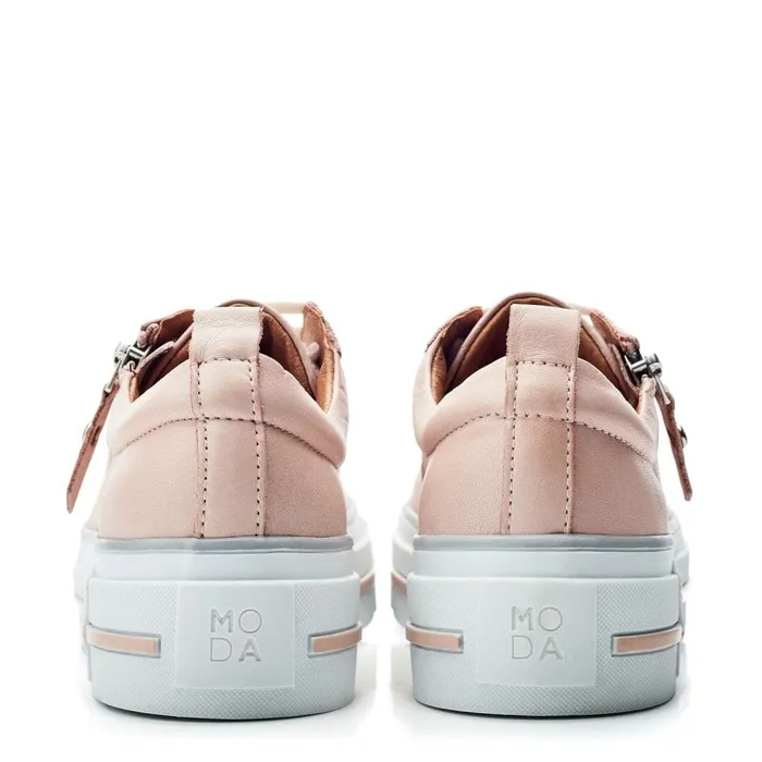 Moda In Pelle Filician Cameo Leather Women Casual Trainers