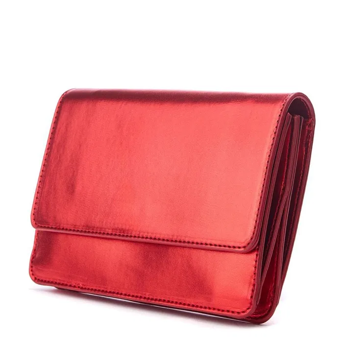 Moda In Pelle Jobourg Bag Red Porvair Women Crossbody Bags