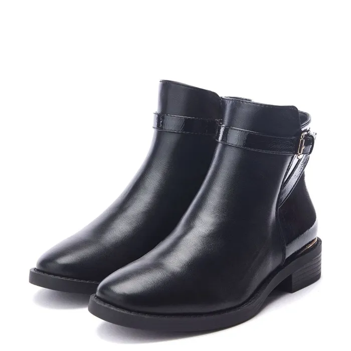 Moda In Pelle Laira Black Porvair Women Black Boots