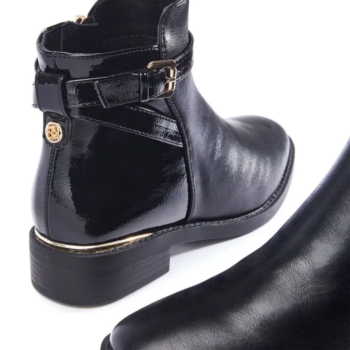 Moda In Pelle Laira Black Porvair Women Black Boots