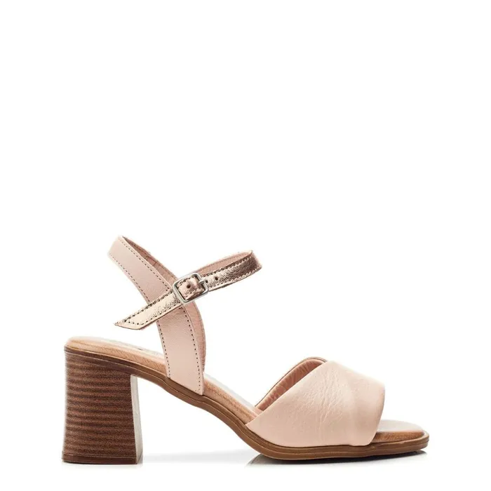 Moda In Pelle Lanie Cameo Leather Women Heeled Sandals