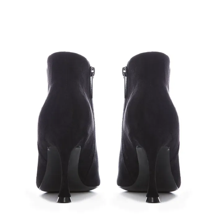 Moda In Pelle M By Moda Myrra Black Alcantara Women Black Boots