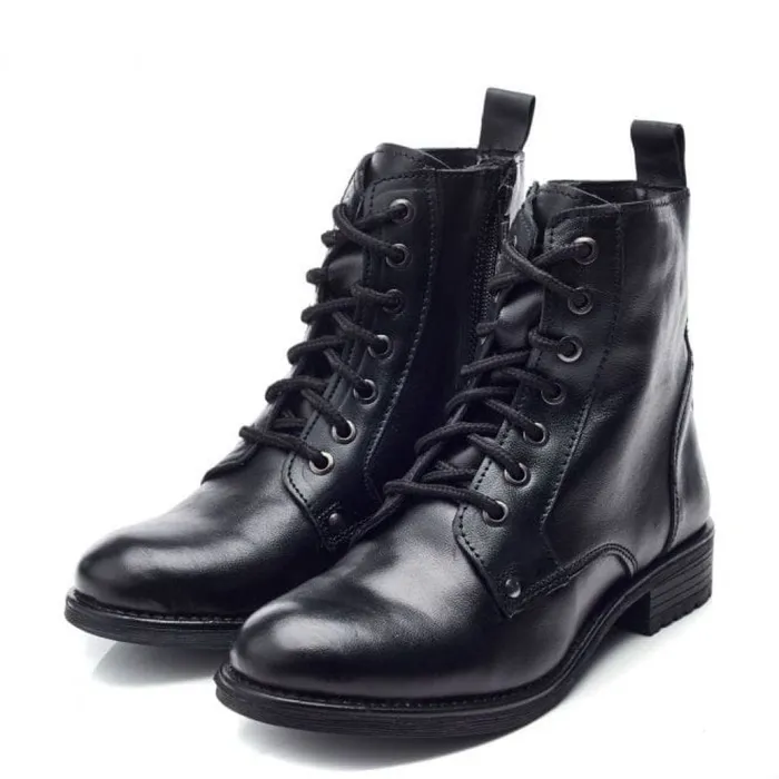 Moda In Pelle M By Moda Surestime Black Leather Women Black Boots