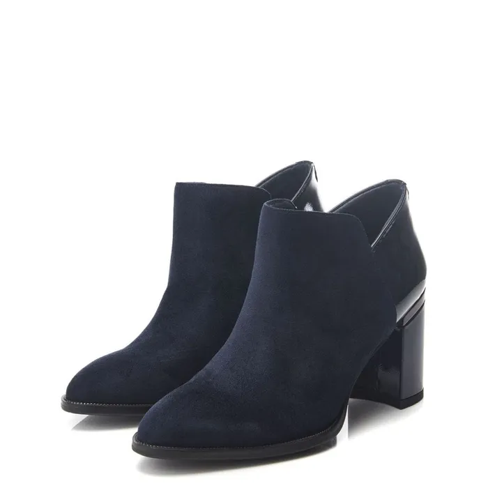 Moda In Pelle Madisonn Navy Alcantara Women Heeled And Wedge Boots