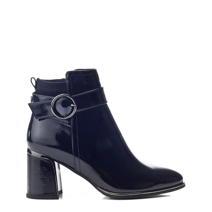 Moda In Pelle Paeden Black Patent Women Black Boots