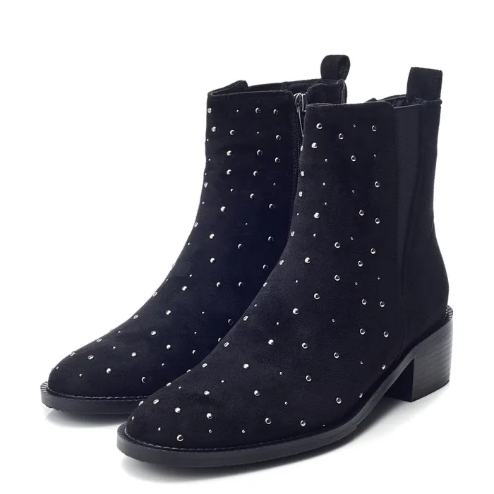 Moda In Pelle Pernelle Black Alcantara Women Black Boots