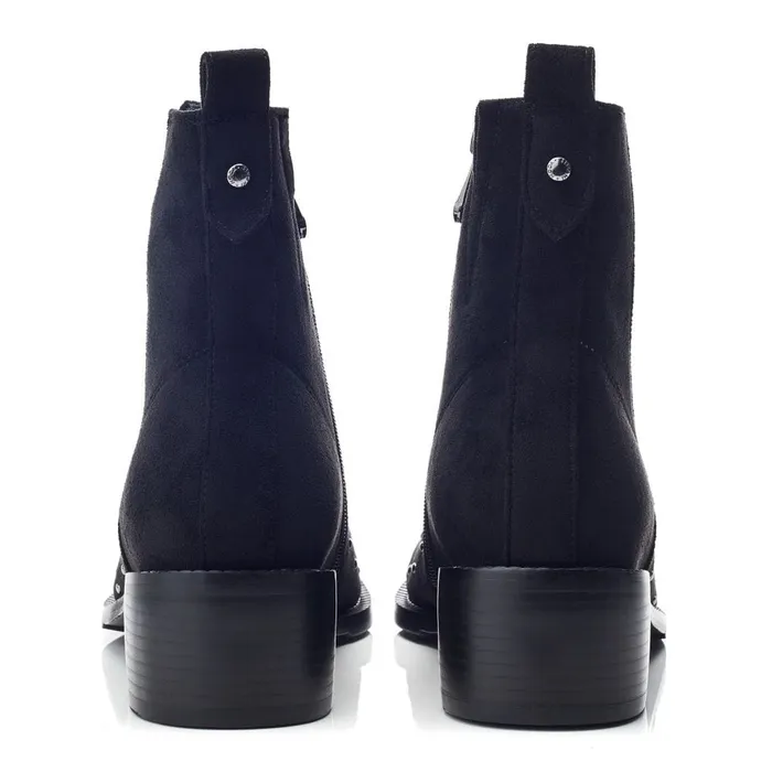 Moda In Pelle Pernelle Black Alcantara Women Black Boots