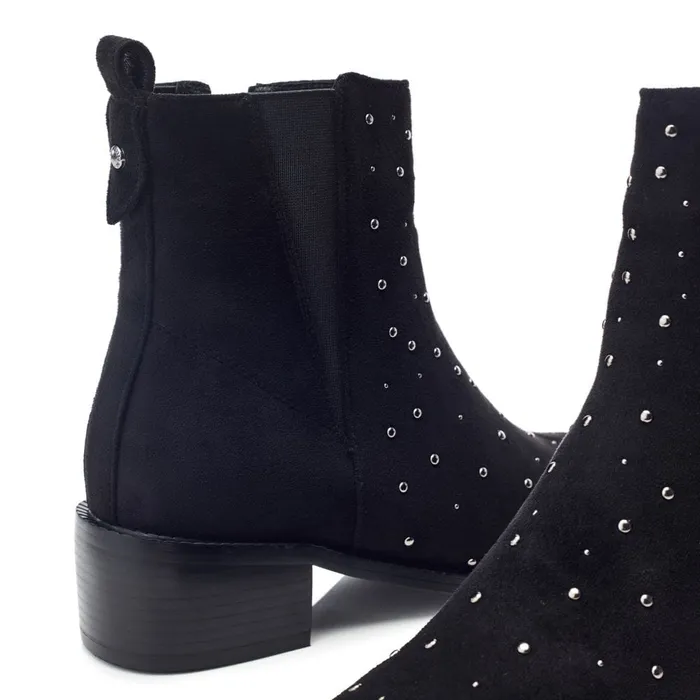 Moda In Pelle Pernelle Black Alcantara Women Black Boots
