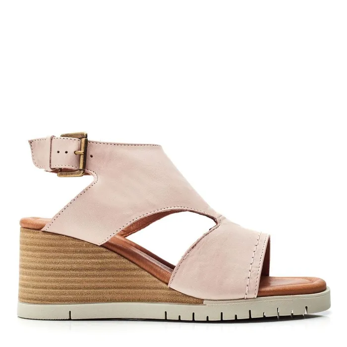 Moda In Pelle Peyten Cameo Leather Women Wedge Sandals