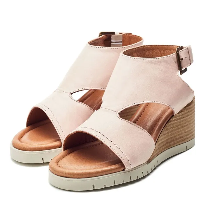 Moda In Pelle Peyten Cameo Leather Women Wedge Sandals
