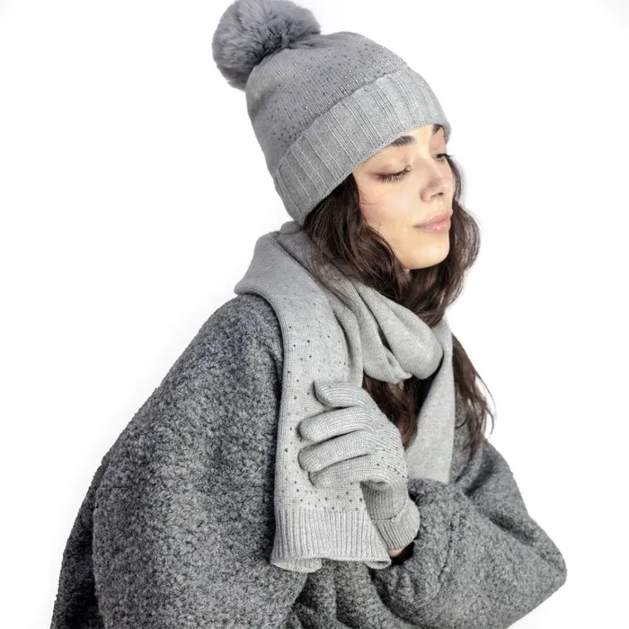 Moda In Pelle Praticiohat Grey Textile Women Hats Moda In Pelle Praticiohat Grey Textile Women Hats