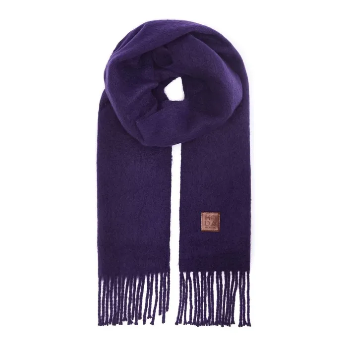 Moda In Pelle Sareyahscarf Purple Textile Women Scarves