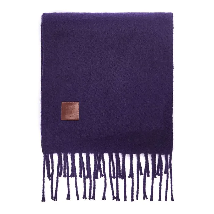 Moda In Pelle Sareyahscarf Purple Textile Women Scarves Moda In Pelle Sareyahscarf Purple Textile Women Scarves