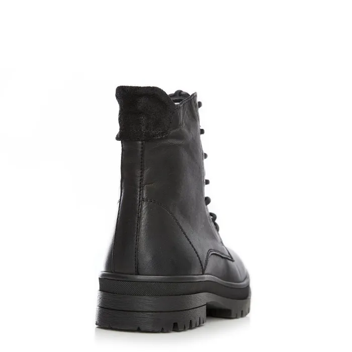 Moda In Pelle Shoon Sh Irlam Black Leather Women Black Boots