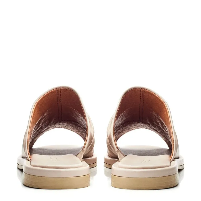 Moda In Pelle Shoon Sh Islay Beige Leather Women Mule Sandals