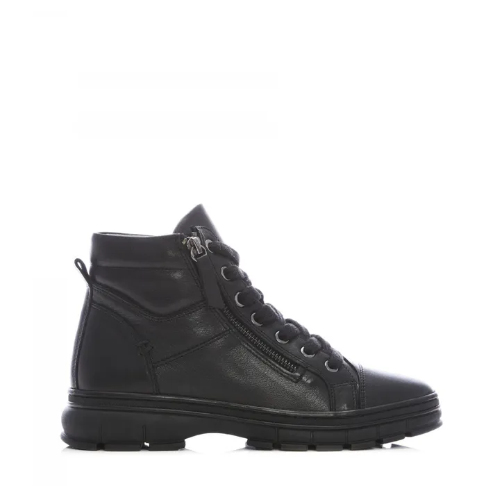 Moda In Pelle Shoon Sh Ivora Black Leather Women Black Boots