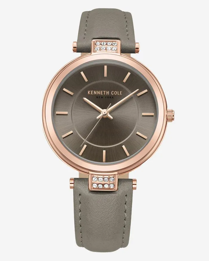 Modern Classic Strap Watch Grey Women Kenneth Cole Watches