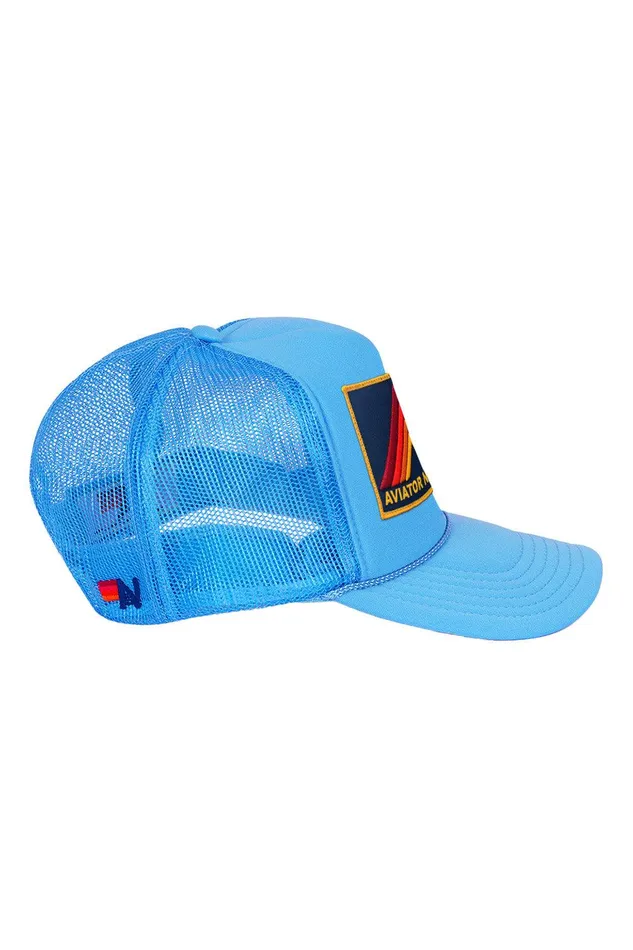 MOUNTAIN STRIPE VINTAGE TRUCKER HAT WomenMen Aviator Nation Trucker Hats
